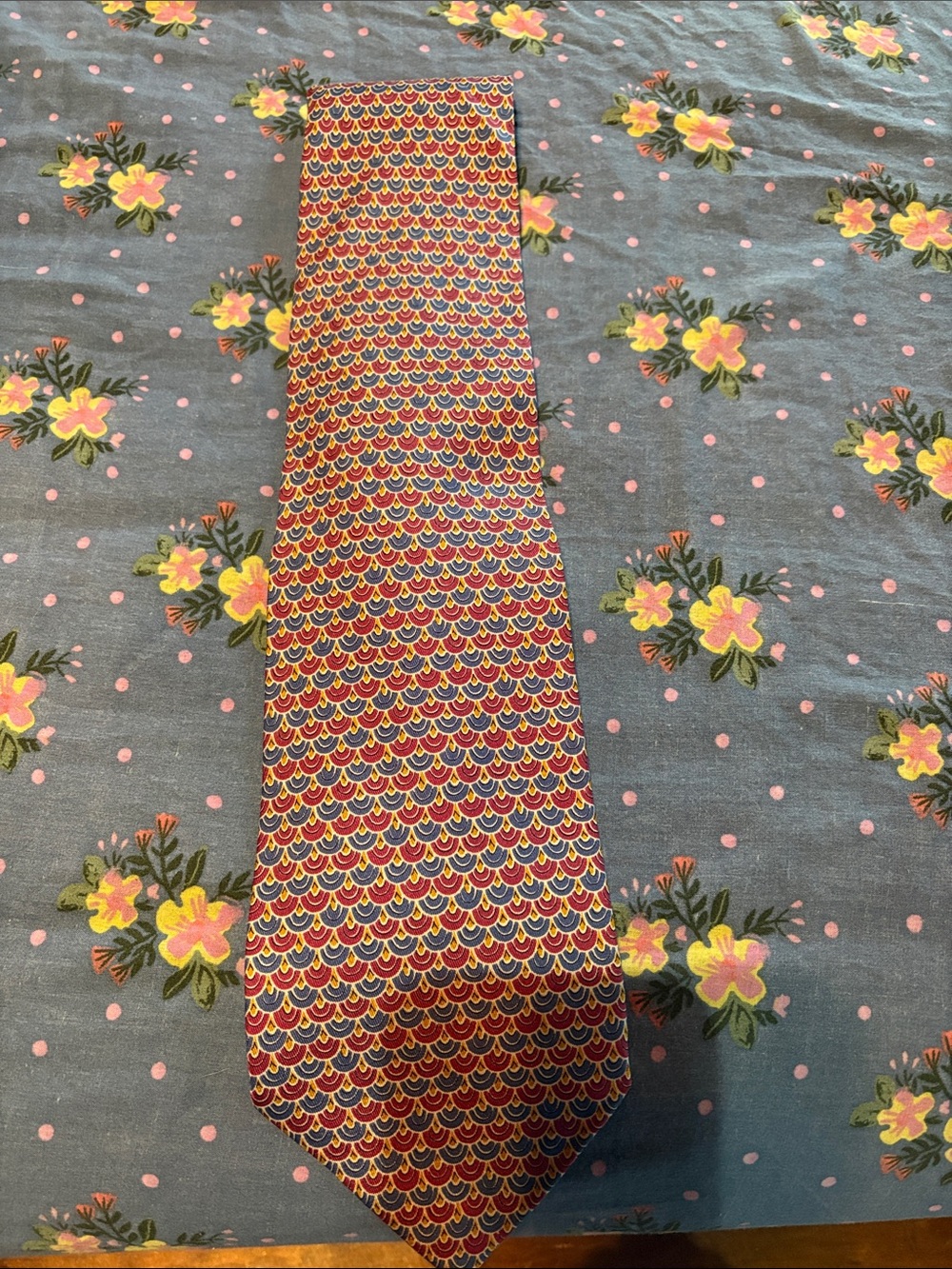 Aquascutum  Patterned Silk Tie